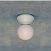 12V White Ceiling Globe Light for 12th Scale Dolls House