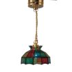 3V LED Hanging Tiffany Light for 12th Scale Dolls House