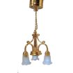 3V LED Triple Ceiling Light for 12th Scale Dolls House