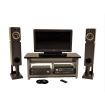 Silver Home Cinema Set for 12th Scale Dolls House