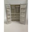 Silver Deluxe American Fridge for 12th Scale Dolls House