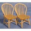 Pine Spindle Back Chairs (Pack of 2) for 12th Scale Dolls House