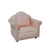 Pink Pattern Armchair for 12th Scale Dolls House