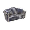 Blue Striped Sofa for 12th Scale Dolls House