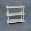 White Shelves for 12th Scale Dolls House