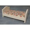 Childs White Bed for 12th Scale Dolls House