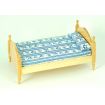 Pine Single Bed for 12th Scale Dolls House