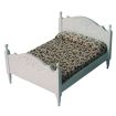 White Single Bed for 12th Scale Dolls House