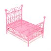 Pink Child's Bed for 12th Scale Dolls House