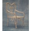 White Garden Chair for 12th Scale Dolls House