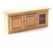 Modern Pine Kitchen Wall Units with Worktop for 12th Scale Dolls House
