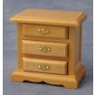 Pine Bedside Chest for 12th Scale Dolls House