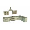 Modern White Kitchen Sets for 12th Scale Dolls House