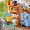 Rolife White Flower House DIY Miniature Dollhouse Kit
