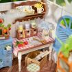 Rolife White Flower House DIY Miniature Dollhouse Kit