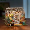 Rolife White Flower House DIY Miniature Dollhouse Kit