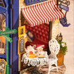 Rolife Leisure Time Tea Room DIY Miniature Dollhouse Kit