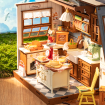 Rolife Baking Kitchen DIY Miniature Dollhouse Kit