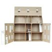 Painted Pink Glenside Grange Ready to Assemble 12th Scale Dolls House Kit