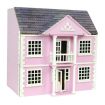 Painted Pink Newnham Manor Ready to Assemble 12th Scale Dolls House Kit