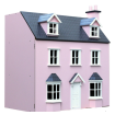 Painted Pink Pippin Cottage 12th Scale Ready to Assemble Dolls House