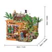 Rolife Leafree Café DIY Miniature Dollhouse Kit
