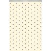 Blue and Ivory Fleur de Lys Wallpaper for 12th Scale Dolls House