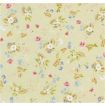 Rococo Silk Green Wallpaper for 1/12 Scale Dolls House