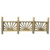 Fence with Rising Sun Design for 1/12 Scale Dolls House