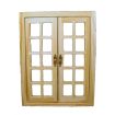 Wooden French Windows for 12th Scale Dolls House