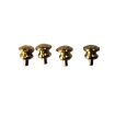 Small Round Door Knobs x 4 for 12th Scale Dolls House