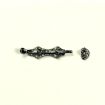 Black Sliding Bolt Set for 12th Scale Dolls House