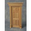 Unpainted Dentil Trim Wooden Door for 12th Scale Dolls House