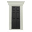 Painted Dentil Trim Wooden Door for 12th Scale Dolls House