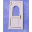 White Window Front Door for 12th Scale Dolls House