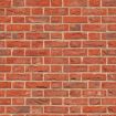A3 Red Brick Flemish Bond Wallpaper for 12th Scale Dolls House