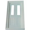 Plastic Victorian Front Door for 12th Scale Dolls House