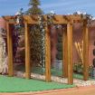 Garden and Pergola Ready to Assemble 12th Scale Dolls House Kit