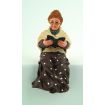 Grandmother Sitting Resin Figure for 12th Scale Dolls House