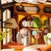 Rolife Tipsy Cat Bar DIY Miniature House