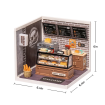 Rolife Daily Golden Wheat Bakery Plastic DIY Miniature Dollhouse Kit 