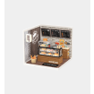 Rolife Daily Golden Wheat Bakery Plastic DIY Miniature Dollhouse Kit 