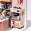 Rolife Double Joy Bubble Tea Plastic DIY Miniature Dollhouse Kit 