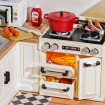 Rolife Happy Meals Kitchen Plastic DIY Miniature Dollhouse Kit 