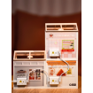 Rolife Sweet Dream Bedroom Plastic DIY Miniature Dollhouse Kit 