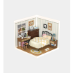 Rolife Sweet Dream Bedroom Plastic DIY Miniature Dollhouse Kit 