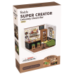 Rolife Leisurely Cheers Bar Plastic DIY Miniature Dollhouse Kit 