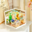 Rolife Blooming Tea Garden Plastic DIY Miniature Dollhouse Kit 