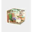 Rolife Blooming Tea Garden Plastic DIY Miniature Dollhouse Kit 
