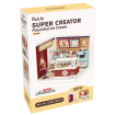 Rolife Flavourful Ice Cream Shop Plastic DIY Miniature Dollhouse Kit 